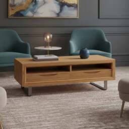 Parker Solid Oak 4 Drawer Coffee Table