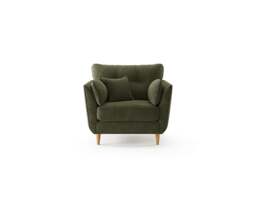 Capri Emerald Boucle Fabric Armchair