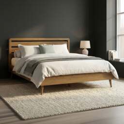 Rosa Solid Oak Super King Bed