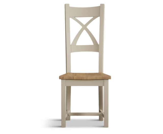 Painted Oak Set of 2 Dining Chairs
