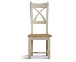 Painted Oak Set of 2 Dining Chairs