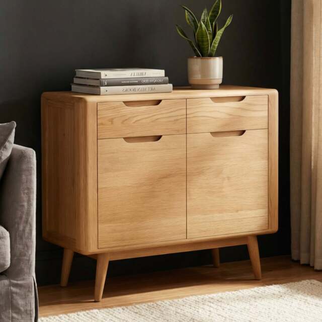 Rosa Solid Oak Small Sideboard