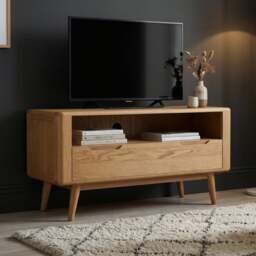 Rosa Solid Oak Small TV Cabinet