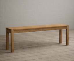 Large York Solid Oak Bench