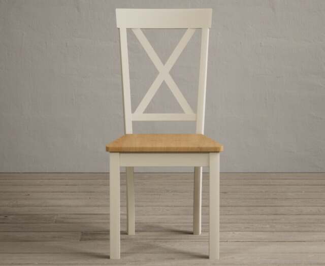 Hertford Oak Set of 2 Painted Dining Chairs