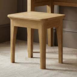 Cambridge Solid Oak Dressing Stool
