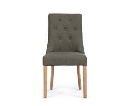 Beatrix Grey Set of 2 Fabric Dining Chairs