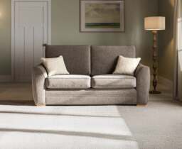 Bella Mocha Fabric 2 Seater Sofa
