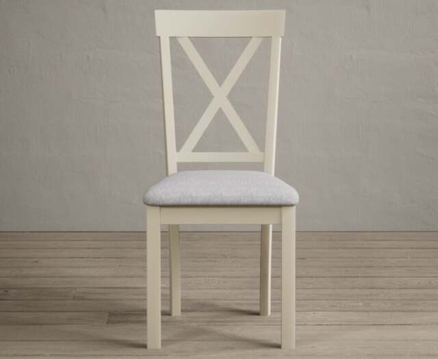 Hertford Light Grey Set of 2 Painted Dining Chairs