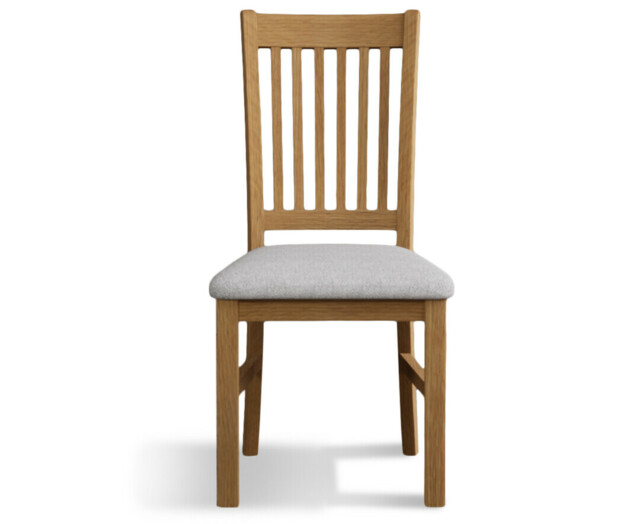 Warwick Light Grey Set of 2 Fabric Dining Chairs
