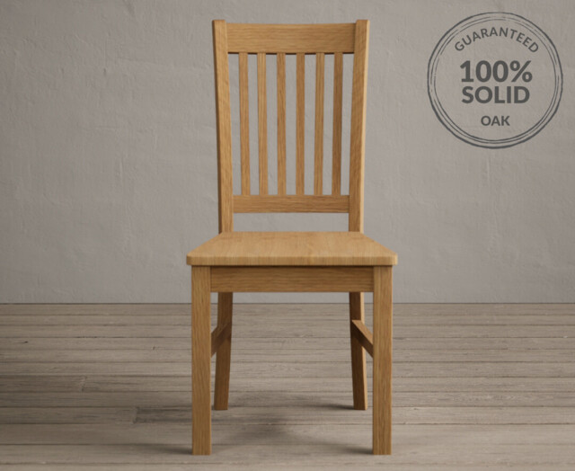 Warwick Oak Set of 2 Oak Dining Chairs