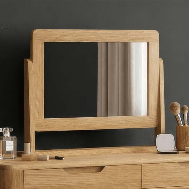 Rosa Solid Oak Dressing Table Mirror