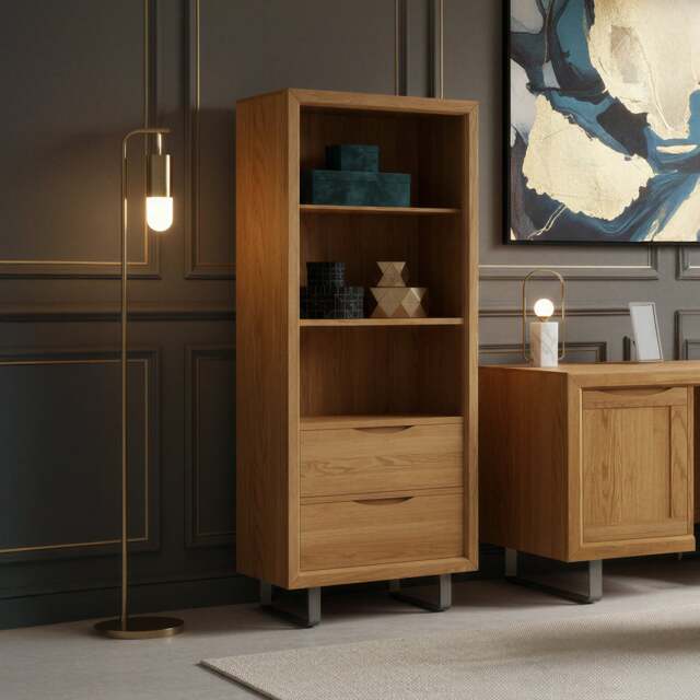 Parker Solid Oak Tall Bookcase