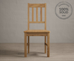 York Oak Set of 2 Dining Chairs