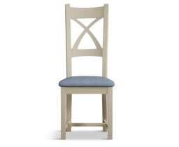 Painted Blue Set of 2 Dining Chairs