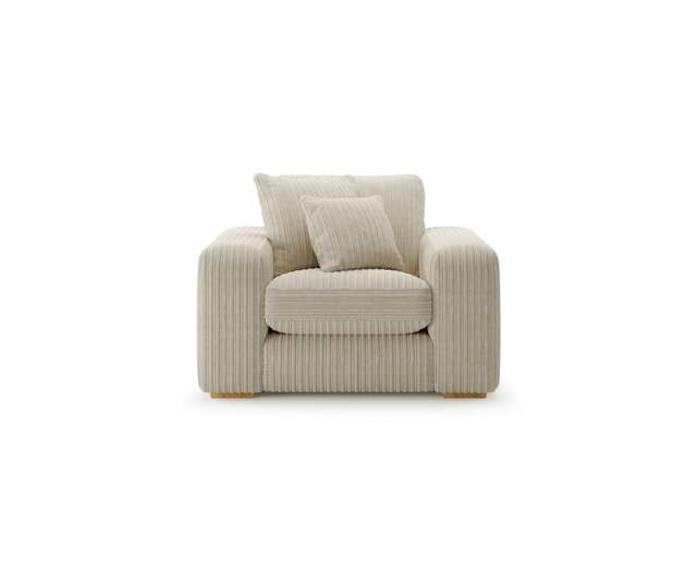 Milan Stone Fabric Armchair