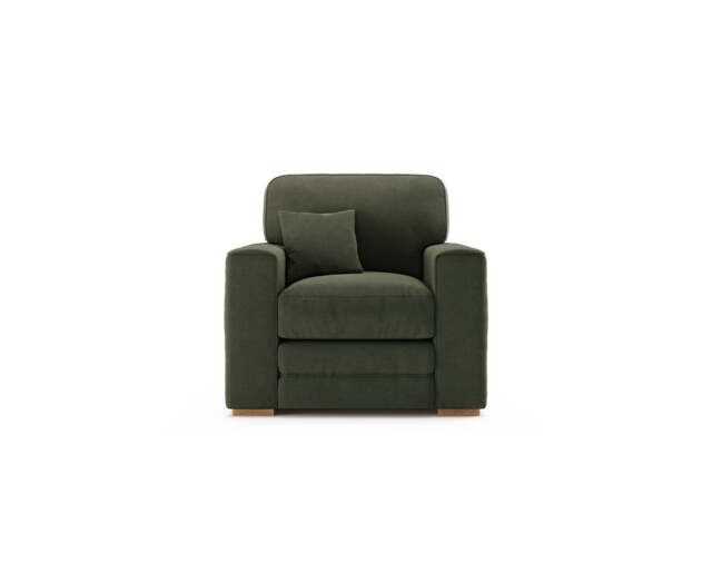 Madden Pewter Fabric Armchair