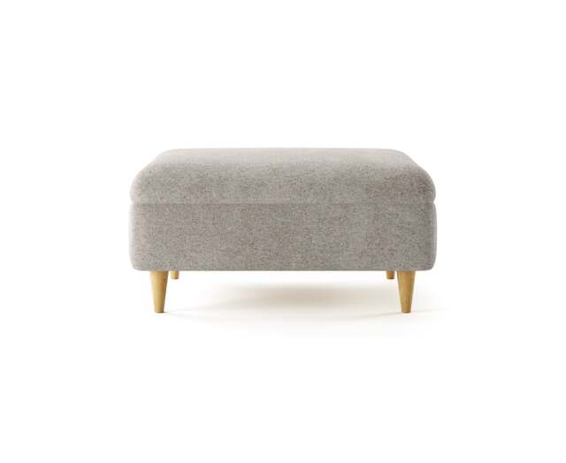 Capri Cloud Boucle Fabric Footstool
