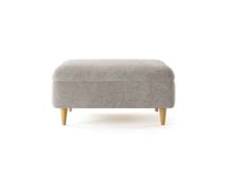 Capri Cloud Boucle Fabric Footstool