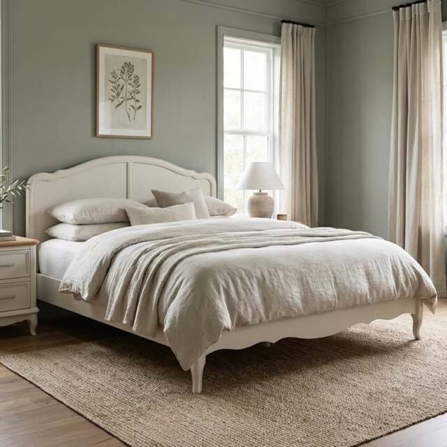 Chateau Soft White Painted Super King Size Bed