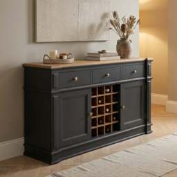 Lawson Oak and Charcoal Grey Painted Large Sideboard