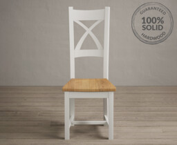 Painted Oak Set of 2 Dining Chairs
