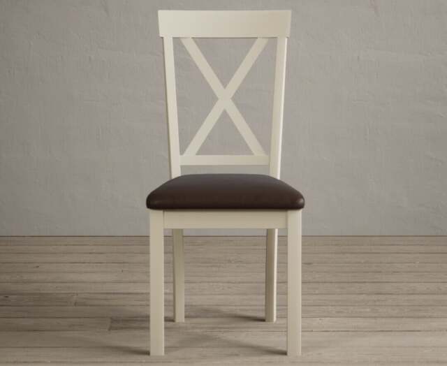 Hertford Brown Set of 2 Painted Dining Chairs