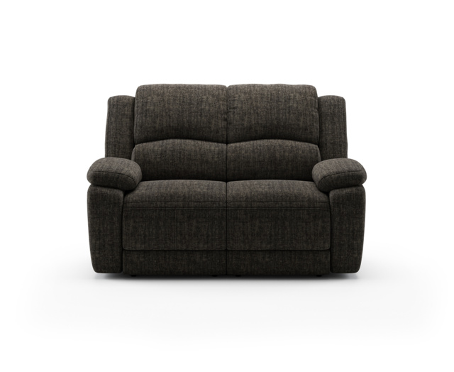 Lawrence Charcoal Fabric 2 Seater Recliner Sofa