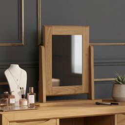 Parker Solid Oak Dressing Table Mirror