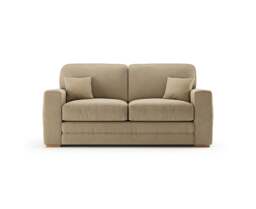 Madden Biscuit Fabric Two Seater Sofa