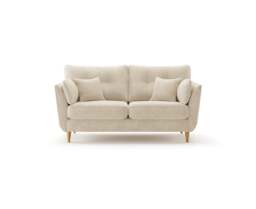 Capri Natural Boucle Fabric 2 Seater Sofa