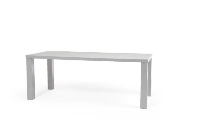 Atlanta 200cm Light Grey High Gloss Dining Table
