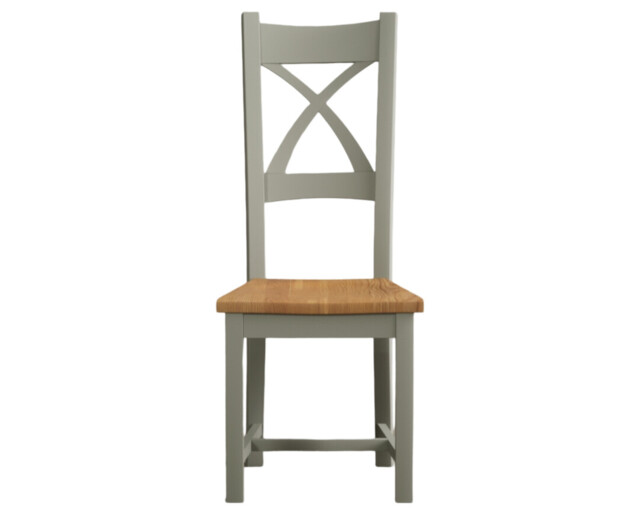 Painted Oak Set of 2 Dining Chairs