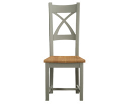 Painted Oak Set of 2 Dining Chairs