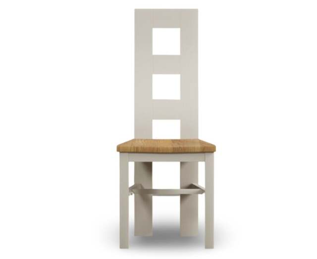 Painted Oak Set of 2 Painted Dining Chairs