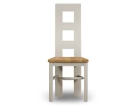 Painted Oak Set of 2 Painted Dining Chairs