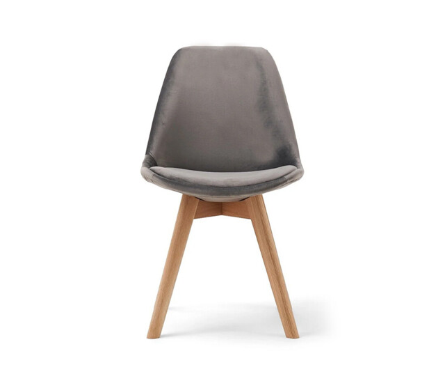 Orson Grey Set of 2 Velvet Dining Chairs