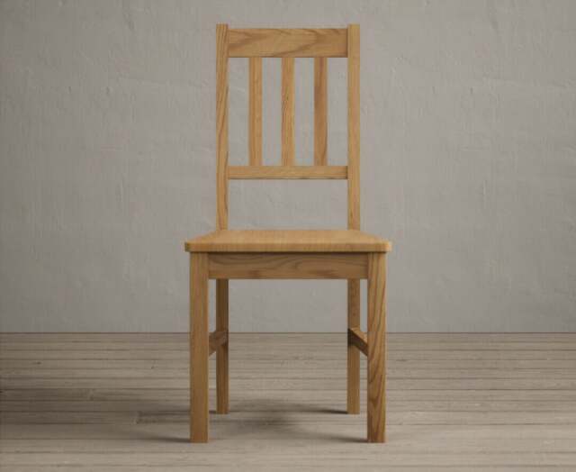 York Oak Set of 2 Dining Chairs