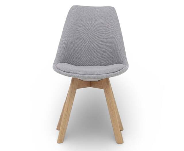 Orson Light Grey Set of 2 Fabric Dining Chairs