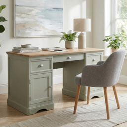 Brampton Soft Green Painted Computer Desk