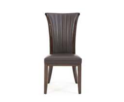 Lorient Brown Set of 2 Leather Dining Chairs