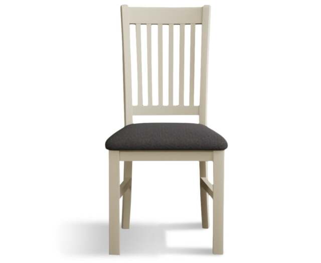 Warwick Charcoal Grey Set of 2 Painted Dining Chairs