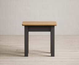 Charwood Oak and Charcoal Painted Dressing Table Stool