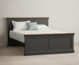 Charwood Oak and Charcoal Painted King Size Bed