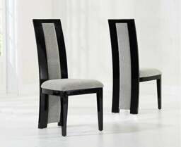 Carvelle 160cm Brown Pedestal Marble Table with 8 Black Novara Chairs