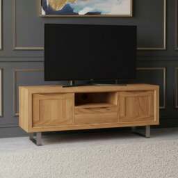 Parker Solid Oak Large TV Cabinet