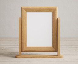Natural Solid Oak Dressing Table Mirror