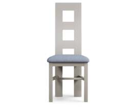 Painted Blue Set of 2 Painted Dining Chairs