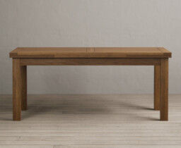 Extending Buxton 180cm Rustic Solid Oak Dining Table