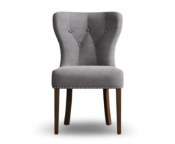 Keswick Grey Set of 2 Velvet Dining Chairs